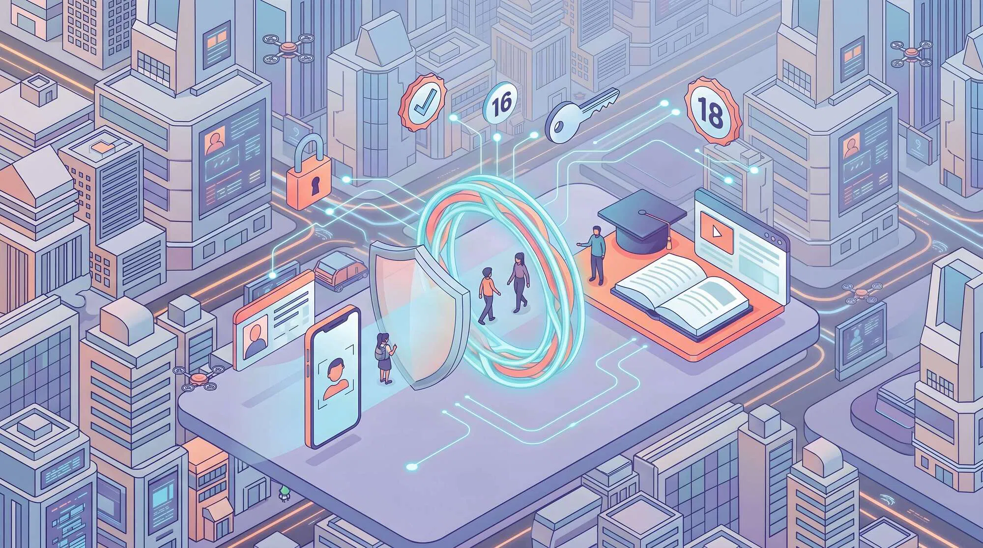 'Age assurance is coming for the internet' blog post poster